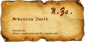 Mrkvicza Zsolt névjegykártya